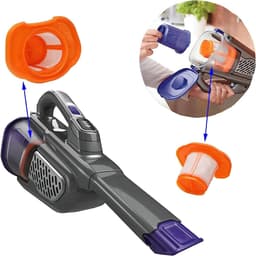 3 stuks - Filteraccessoires - Geschikt voor Black & Decker BHHV520BT BHHV520BFP BHHV320B BHHV320J BHHV520BF BHHV520JF - Stoffilters - Fijnstoffilters - Filters - Stofzuigerfilters - stofzuigerfilters vervangende accessoire - wasbare reserveonderdelen — thumbnail 4