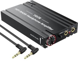 Hoofdtelefoonversterker voor HiFi Audio - Draagbare en Oplaadbare Stereo voor MP3, MP4, Telefoons en Computers — thumbnail 1