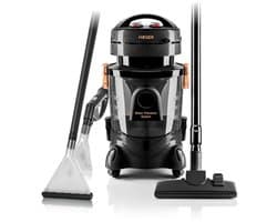 Multifunctionele stofzuiger voor tapijten, bekleding en auto met nat- en droogzuigfunctie, waterfilter, 1200 W