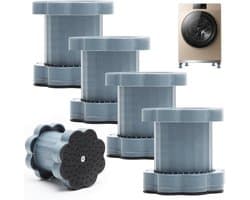 Wasmachine van 1-5 meter- universele verhogingskussens voor de basis van de wasmachine- schokdemper voor de wasmachine- trillingsdempers voor de koelkast- vergemakkelijkt het verwijderen van stof van de vloer