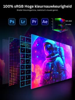 DailySupplies® Portable Monitor - Draagbare Scherm - Gaming - Full HD -Zwart — thumbnail 3