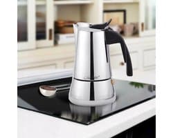 Maestro Kookpot voor 4 Kopjes Espresso, 200ml, RVS