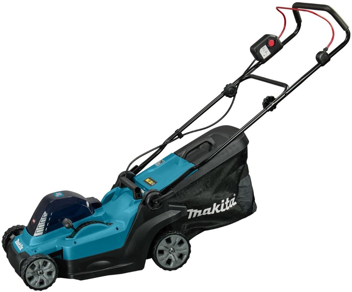 Makita Tuinapparatuur - 40V ACCU-grasmaaier, 38 cm bereik, zonder accu, oplader LM003GZ — afbeelding 1