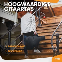 Linkshandige gitaar - MAX GigKit - 4/4 - Elektrische gitaar voor linkshandigen - Starterset - Zwart — thumbnail 4
