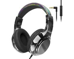 Koptelefoon kinderen met draad - Kinderkoptelefoon - Bedrade hoofdtelefoon - Veilig volume - School - Tablet - Laptop - Reizen - Muziek luisteren