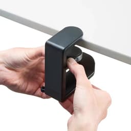 Koptelefoon Standaard - Haak - Verstelbare Headset Stand - Headset Hanger - Universele Koptelefoon Haak - Koptelefoon Houder voor onder Bureau - Headset Standaard - 4*1.6*4.5inch - Zwart — thumbnail 3