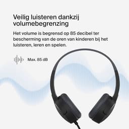 Koptelefoon kinderen met draad - Kinderkoptelefoon - Bedrade hoofdtelefoon - Veilig volume - School - Tablet - Laptop - Reizen - Muziek luisteren — thumbnail 4