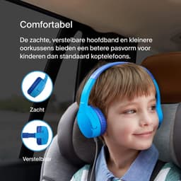 Koptelefoon kinderen met draad - Kinderkoptelefoon - Bedrade hoofdtelefoon - Veilig volume - School - Tablet - Laptop - Reizen - Muziek luisteren — thumbnail 2