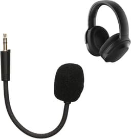kwmobile microfoon voor gaming headset - geschikt voor Razer Barracuda X - 10 cm - In zwart — thumbnail 3