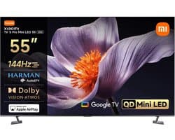 Xiaomi TV S Pro - 55 inch Mini LED TV - 4K Ultra HD - 144Hz Gaming - 1700 nits Helderheid - Dolby Vision & Atmos - Smart TV met Google TV