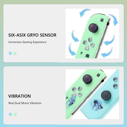 Namajunas - Draadloze Controller geschikt voor Nintendo Switch/OLED/LITE - Gamepad - Geschikt voor Switch Joy-Con Controller paar - 6-assige gyroscoop - Ondersteuning voor ontwaken/screenshot & Turbo - Niet geschikt voor Nintendo Switch 2 — thumbnail 6