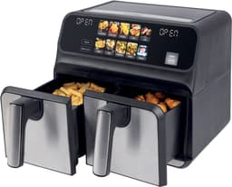 ProfiCook FR 1287 H - Dubbele Heteluchtfriteuse - 2 x 4 Liter - Met kleurendisplay - Touchscreen - 9 Programma's - 2 onafhankelijke kookzones — thumbnail 7
