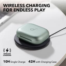 soundcore AeroFit 2 van Anker - Open-ear hoofdtelefoon - Aanpasbare oorhaak - Stevige grip - Diepe bas - Hi-Res draadloze audio - 42 uur speeltijd - Bluetooth 5.4 - Draadloos opladen - IP55 - Heldere oproepen — thumbnail 2