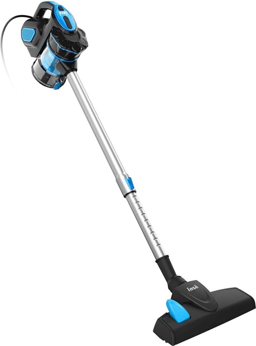 Fubzz Bedrade Stofzuiger - Handstofzuiger Met Snoer - 18Kpa 600W Krachtige Zuigkracht - Zakloze Stofzuiger - Huishoudelijke Reiniger Blauw — afbeelding 1