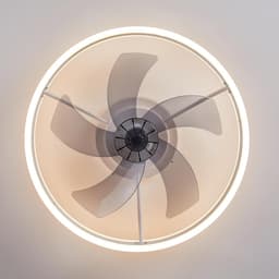 Stille Plafondventilator met Verlichting en Afstandsbediening - Dimbaar en Keuze uit 3 Kleurtemperaturen, 50 cm — thumbnail 3