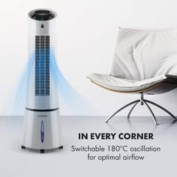 4-in-1 Luchtkoeler Ventilator en Luchtreiniger met Oscillatie en Afstandsbediening - Mobiele Koeler voor Huizen en Kantoorgebruik — thumbnail 3