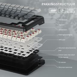 Mechanical Keyboard - Mechanisch Toetsenbord Gaming - Zwart — thumbnail 2