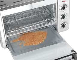 5-in-1 Heteluchtoven - Airfryer, Mini-Oven, Grill en Broodrooster met Opwarmfunctie (20L, Ø 30cm) — thumbnail 3