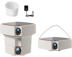 Draagbare mini-wasmachine 12L - Ideaal voor ondergoed en sokken - Opvouwbaar en Stille werking
