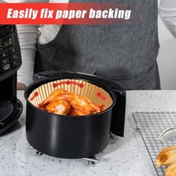 2 Sets Airfryer Silicone Magnetic Buckles, Red Magnets to Hold Paper Trays in Place Airfryer Accessories for Heat Resistance and Preventing Paper Burning — thumbnail 11