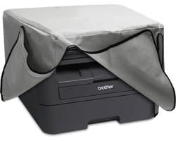 kwmobile hoes geschikt voor Brother DCP-L2530DW / L2550DN / MFC-L2710DN / L2750DW - Beschermhoes voor printer - Stofhoes in lichtgrijs