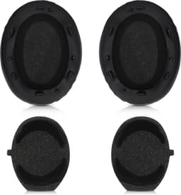 kwmobile 2x oorkussens geschikt voor Sony WH-1000XM3 - Earpads voor koptelefoon in zwart — thumbnail 4