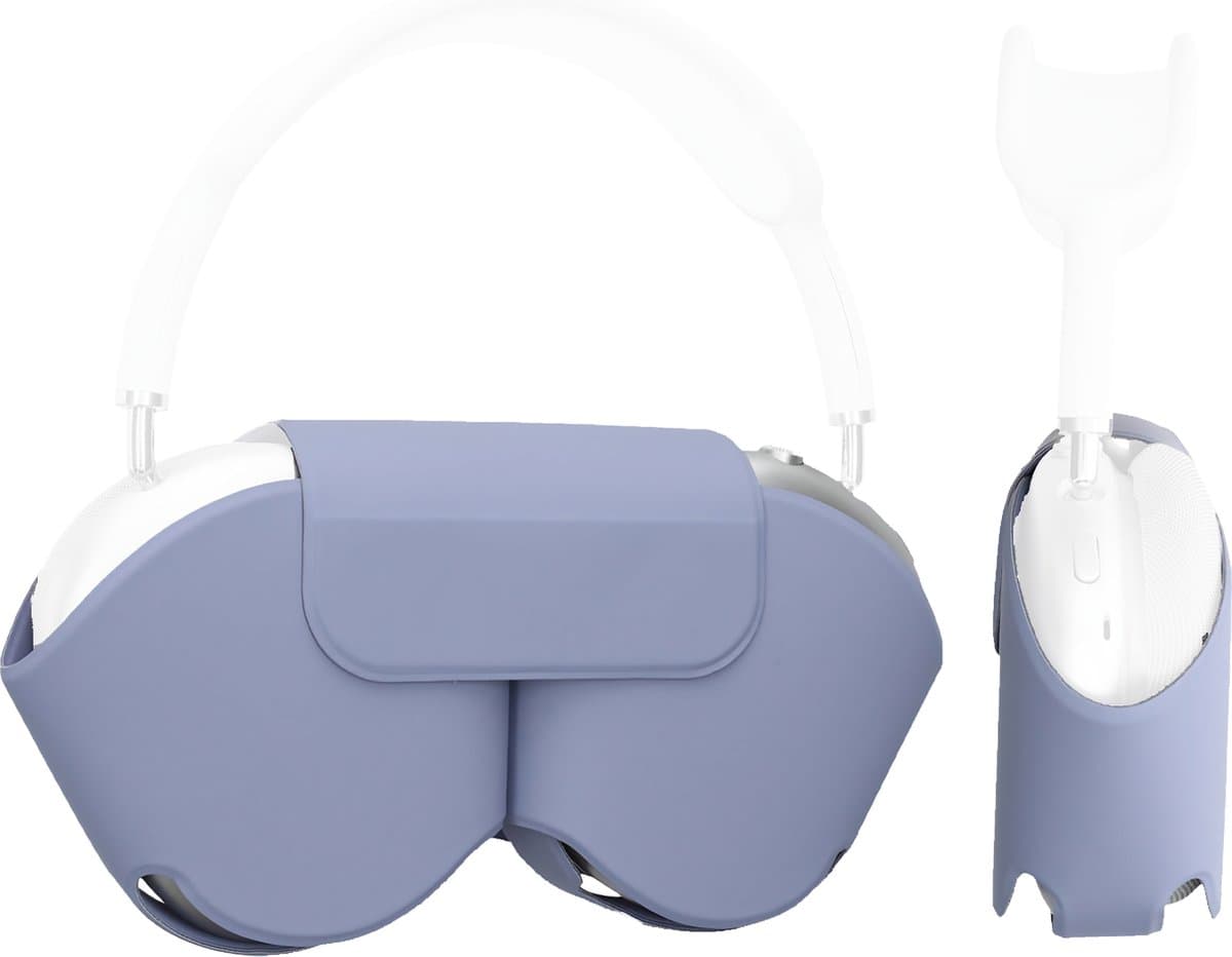 Somstyle Koptelefoon Cover Geschikt voor Apple Airpods Max - Case voor Hoofdtelefoon - Beschermhoes - Lavendel Paars — afbeelding 1