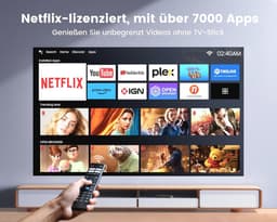 Full HD 1080P Beamer met 25000 Lumen, Autofocus, WiFi6 & Bluetooth voor Thuisbioscoop en Outdoor Gebruik — thumbnail 3