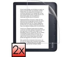 Screenprotector - 2 Stuks - Folie - Geschikt voor Kobo Libra 2 - Ultra Clear - Bescherm Folie - Soft TPU Touch - Screen Protector - Telefoon Cover