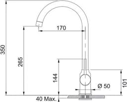 Franke 115.0622.943 keukenkraan Zwart — thumbnail 2