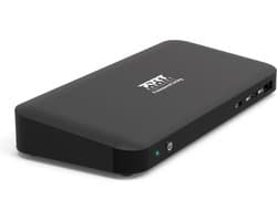 Port Connect - Docking Station - USB-C Office - 3 x 4K - EU - Zwart