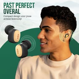HOUSE OF MARLEY Smile Jamaica TWS SB EM-JE124-SB In-ear Draadloze oordopjes Met Noise-cancelling Zwart — thumbnail 4