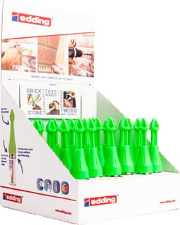 Edding E-8870 Marker voor Diepe Gaten - Groene Dop - Display 30 Stuks — thumbnail 1