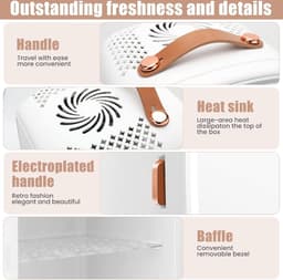 Solacis Skincare fridge - Skincare - Skincare koelkast - Tools - Organizer - Must have voor uw skincare! — thumbnail 5