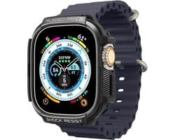 Spigen Apple Watch Ultra 49mm Rugged Armor - Zwart