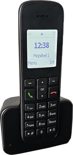 ApexArte® Huistelefoon - Senioren Telefoon Vaste Lijn - GSM - Zwart — thumbnail 1