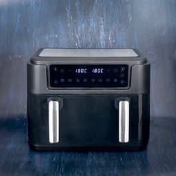 Gastronoma Airfryer - Heteluchtfriteuse 10L - 10 programma's - 2 Dual zones afzonderlijk bakken - PFAS vrij - Incl. accessoires - 18290008 - Zwart — thumbnail 5