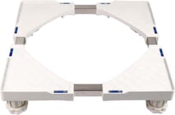 Livista® - Verstelbare Wasmachinestandaard - Wit - Max.300 kg - Geschikt voor Koelkast/Wasmachine/Droger/Vrieskast - Universele Standaard — thumbnail 1