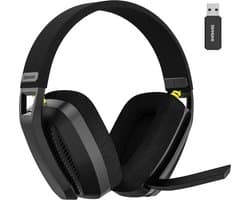 BINNUNE BW06 - 2.4GHz Draadloze Gaming Headset - Bluetooth koptelefoon - Met microfoon - Geschikt voor PC, PlayStation - Zwart