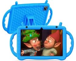 White-Label® Kindertablet Vanaf 3 Jaar - Tablet Kinderen - Kinderspeelgoed - Blauw