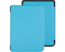 Lunso Geschikt voor Kobo Clara HD hoes (6 inch) - sleepcover - Lichtblauw