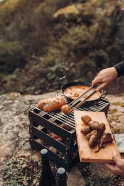 Höfats CRATE Vuurkorf incl. Grillrooster Barbecue — thumbnail 2