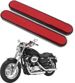 2 stuks mini 143 x 28 x 8 mm fiets reflector multifunctionele scooter - motorfiets accessoires — thumbnail 1