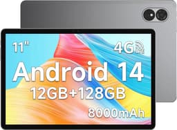11 inch HD Tablet met Octa-core, 128GB Opslag, 8000mAh, 4G LTE, WiFi en GPS — thumbnail 1