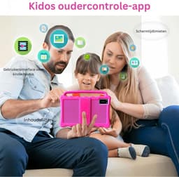 White-label Kindertablet Vanaf 3 Jaar - Tablet Kinderen - Kinderspeelgoed - Geel — thumbnail 3