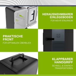 Equivera Mini Fridge for Drinks - Kleine Koelkast - Mini Koelkasten - Minibar - Mini Fridge - Mini Koelkast - Mini Koelkastje - Must have voor in Huis! — thumbnail 3