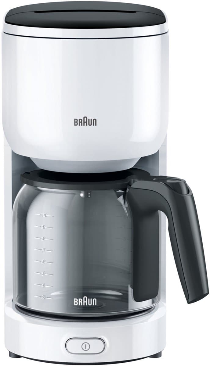 Braun PurEase KF 3120 WH - filter-koffiezetapparaat - Wit — afbeelding 1