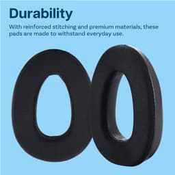 Ear Pads Replacement for Sennheiser PXC480/PXC550/PXC 550-II/MB660 UC/MB 660 MC Headphones by MMOBIEL - Cooling Gel Ear Pad Cushions - Noise Isolation Earpads Replacement – Black — thumbnail 4
