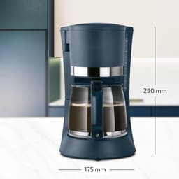 MKSS® Koffiezetapparaat met Thermoskan - Koffiemachines - Donkerblauw — thumbnail 2
