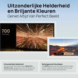 XGIMI Halo+ (GTV) met Multi-Angle Stand - Draagbare Smart-projector - Beamer - Google TV Ref + 3.0 - Harman/Kardon 2 x 5W luidsprekers - Chromecast - 700 ISO Lumen - Dolby Audio - Bluetooth 5.1 - DTS-HD — thumbnail 4